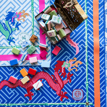 Load image into Gallery viewer, Colorful dragon-themed mats with various coordinating tiles