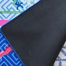 Load image into Gallery viewer, Mahjong mat on a colorful surface with geometric patterns
