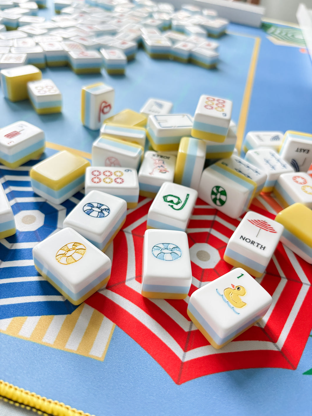 SWIM CLUB MAHJONG TILE SET